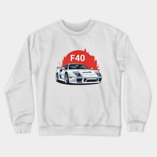 Ferrari F40 legendary car Crewneck Sweatshirt